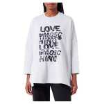 Love Moschino Gray Cotton Women Sweatshirt 4