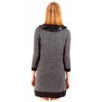 Love Moschino Gray Wool Dress 2
