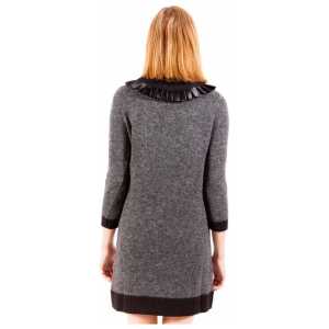 Love Moschino Gray Wool Dress 2