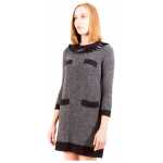 Love Moschino Gray Wool Dress 3