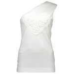 Love Moschino White Elastane Tops T Shirt