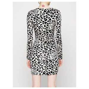 Love Moschino White Viscose Women Dress