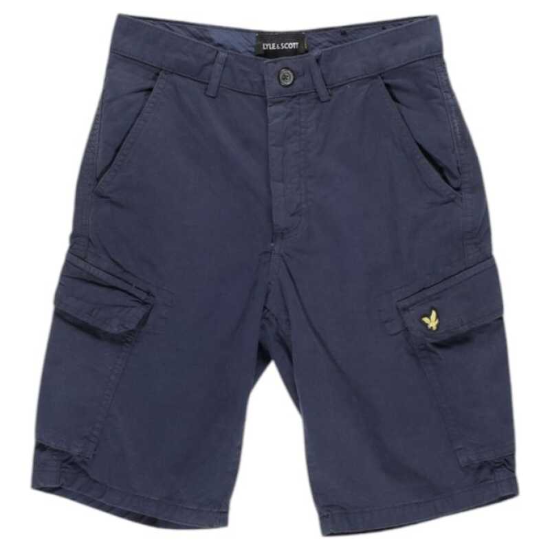 Lyle &amp; Scott Blue Cotton Bermuda, theFeinheit