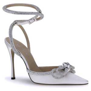 Mach Mach Silk Pumps With Double Bow 2