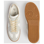 Maison Margiela Low Leather And Suede Sneakers 3