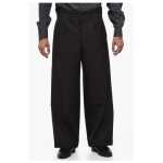 Maison Margiela Mm0 Single Pleated Wide Leg Wool Pants