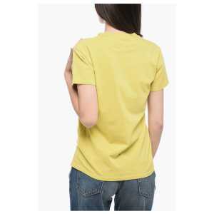 Maison Margiela Mm1 Crew Neck Smiles Printed Cotton T Shirt 2
