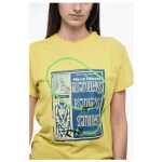 Maison Margiela Mm1 Crew Neck Smiles Printed Cotton T Shirt 3