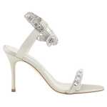 Manolo Blahnik Asasan Satin Sandals