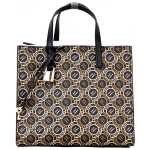 Marc Jacobs Mini Grind Signet Printed Leather Crossbody Tote Handbag Purse 2