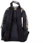 Marc Jacobs Signet Medium Black Logo Printed Leather Shoulder Backpack Bookbag