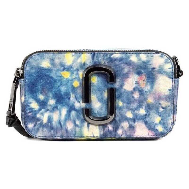 Marc Jacobs The Snapshot bag Watercolor Blue Printed Leather Shoulder Bag Purse, theFeinheit