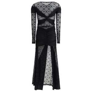 Marine Serre Draped Long Dress 2