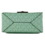 Michael Kors Cece Small Sea Green Signature Pvc Convertible Flap Crossbody Bag 2