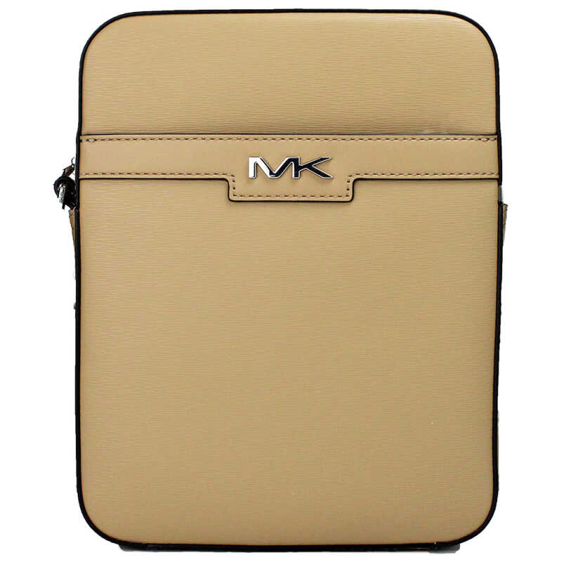 Michael Kors Cooper Medium Camel Crossgrain Leather Flight Crossbody Bag, theFeinheit