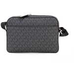 Michael Kors Cooper Small Black Pink Signature Pvc Utility Crossbody Bag 2