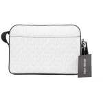 Michael Kors Cooper Small Bright White Palm Signature Pvc Utility Crossbody Bag 2
