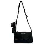 Michael Kors Crossbody Tech Attachment Bag Purse Black