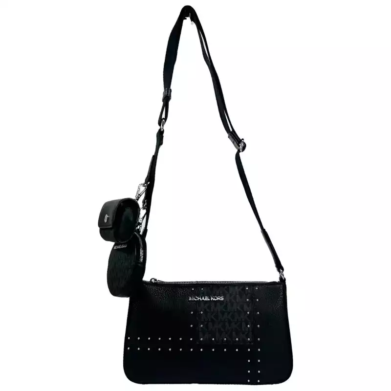 Michael Kors Crossbody Tech Attachment Bag Purse Black, theFeinheit
