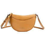 Michael Kors Dover Small Luggage Pebbled Leather Half Moon Crossbody Bag Purse 3