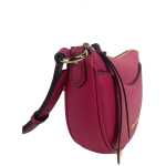 Michael Kors Dover Small Pink Half Moon Crossbody Bag Purse