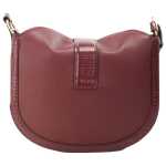 Michael Kors Gabby Small Dark Cherry Leather Foldover Hobo Crossbody Bag 2
