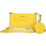 Michael Kors Jet Set Daffodil Vegan Crossbody Tech Attachment Bag Purse 2