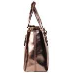 Michael Kors Jet Set Primrose Metallic Xs Carryall Top Zip Tote Bag Purse