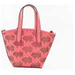 Michael Kors Kimber Small Tea Rose Leather 2 In 1 Zip Tote Messenger Bag Purse 2