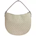 Michael Kors Large Dover Half Moon Crossbody Bag Purse Powder Blush Multi