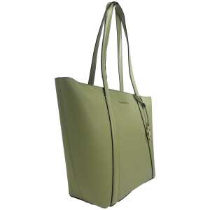 Michael Kors Large Pratt Shoulder Zip Tote Bag Light Sage