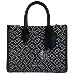 Michael Kors Mirella Small Top Zip Crossbody Tote Bag Black