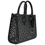 Michael Kors Mirella Small Top Zip Crossbody Tote Bag Black 2