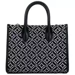 Michael Kors Mirella Small Top Zip Crossbody Tote Bag Black 4