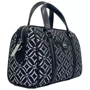 Michael Kors Small Leather Duffle Crossbody Bag Black 2