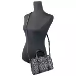 Michael Kors Small Leather Duffle Crossbody Bag Black 3