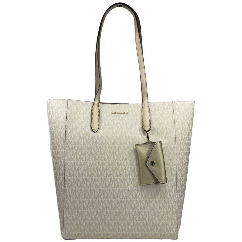Michael Kors Vincent With Card Case Large Tote Purse Bag Gold, theFeinheit
