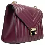 Michael Kors Whitney Medium Chain Shoulder Flap Crossbody Oxblood 4