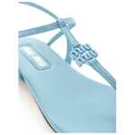 Miu Miu Blue Patent Leather Flip Flop Sandal 3