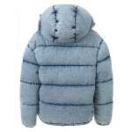 Miu Miu Blue Polyester Jackets Coat