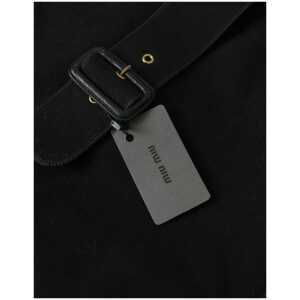 Miu Miu Chic Black Denim Tote For Everyday Elegance