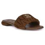 Miu Miu Matelasse Nappa Leather Sandals 2