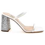 Miu Miu White Silk Sandal 5