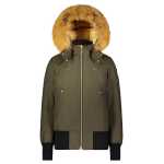 Moose Knuckles Army Nylon Women Bomber Jacket 2