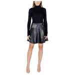 Morgan De Toi Black Viscose Midi