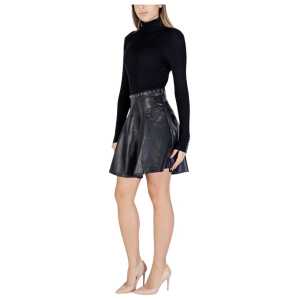 Morgan De Toi Black Viscose Midi 2
