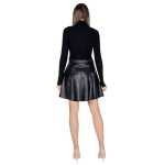 Morgan De Toi Black Viscose Midi 4