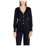 Morgan De Toi Blue Viscose Cardigan
