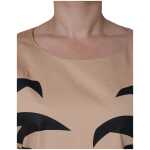 Moschino Beige Cotton Short Sleeve Knee Length Dress 5