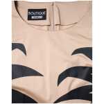 Moschino Beige Cotton Short Sleeve Knee Length Dress 6